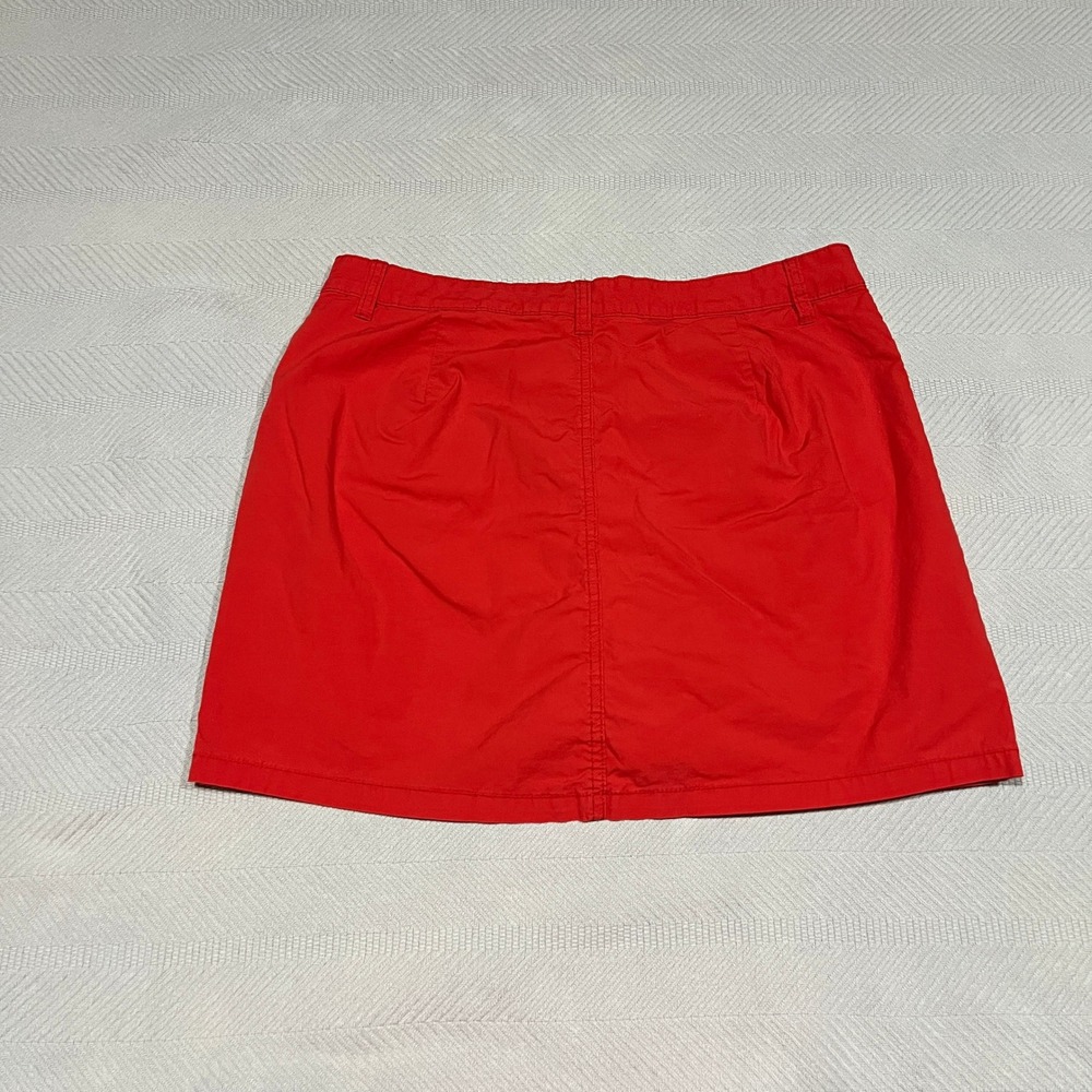 St. John's Bay Women's Red Stretch Golf Tennis Skort Shorts Skirt Size 12 - Picture 2 of 4